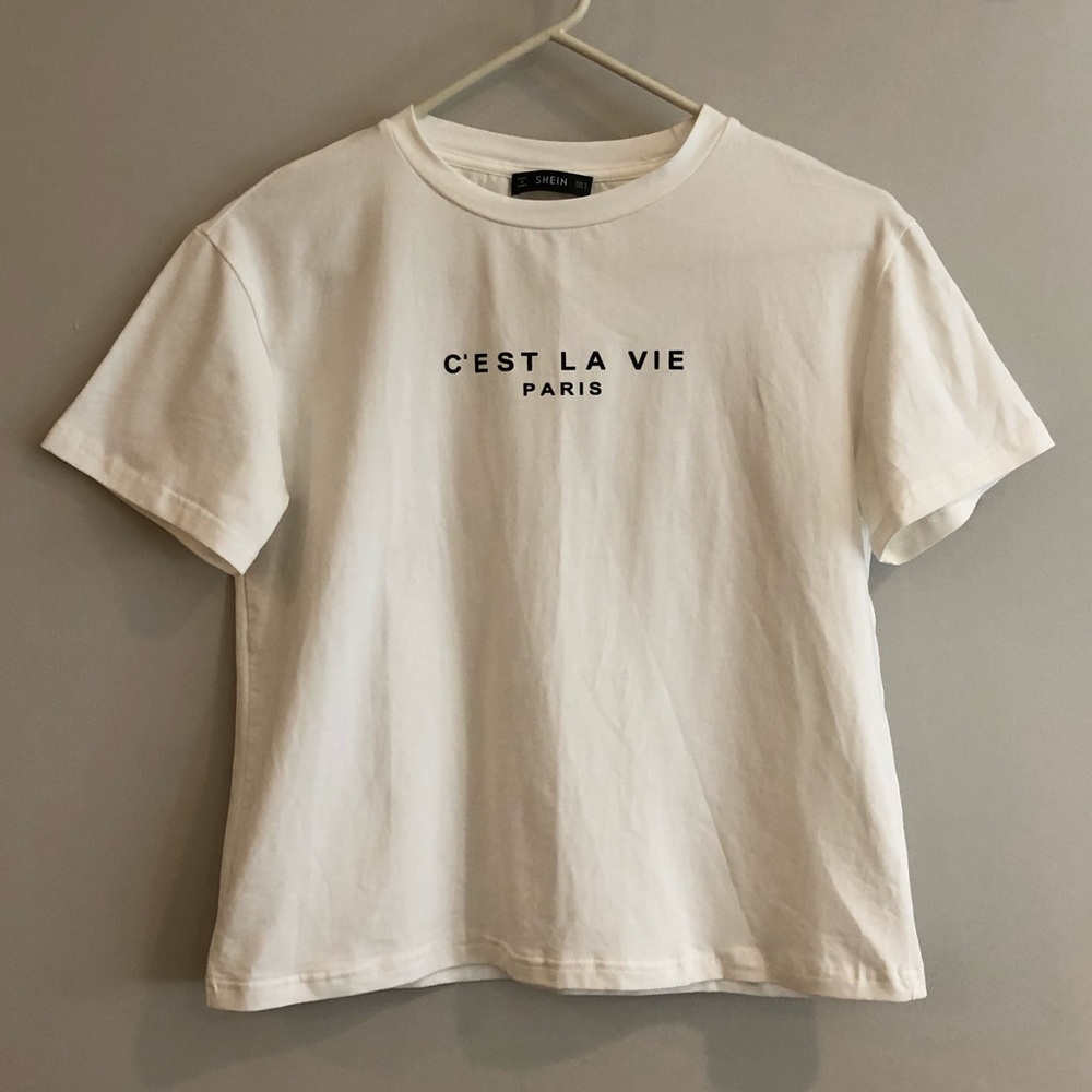 White Graphic T shirt